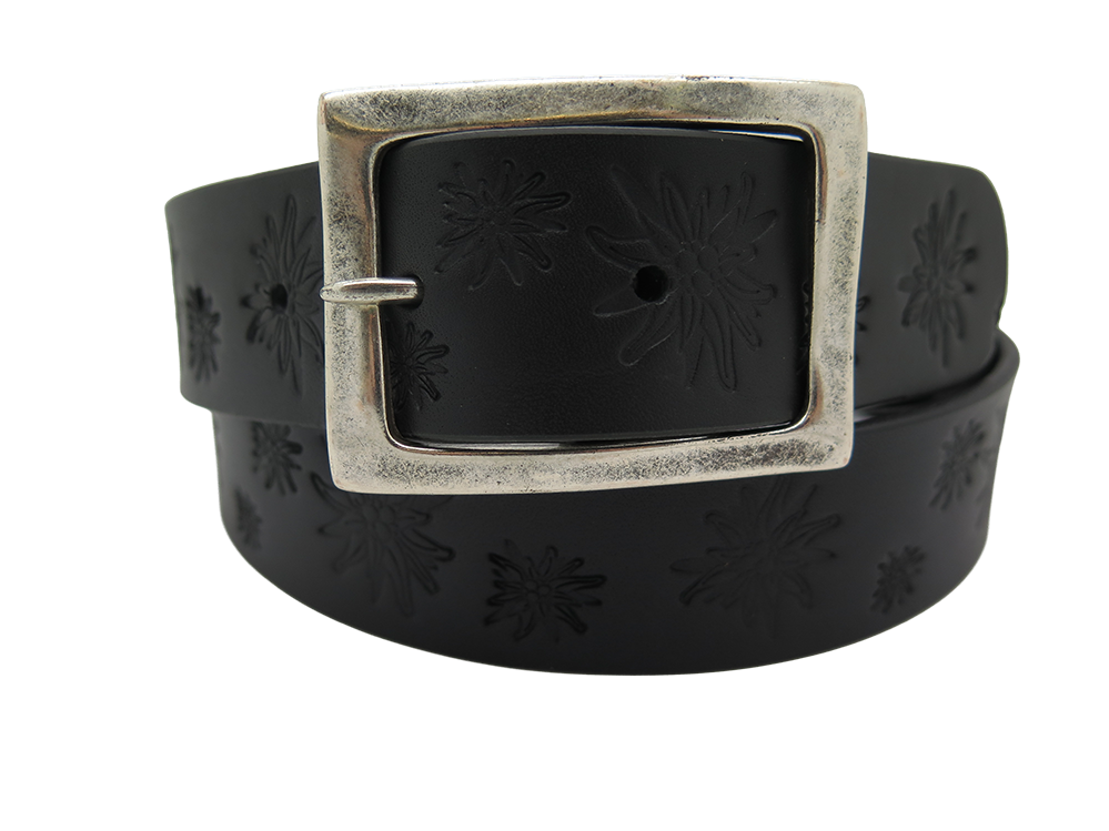 Ledergurt Branding Edelweiss 40mm (11069/60AS-40)